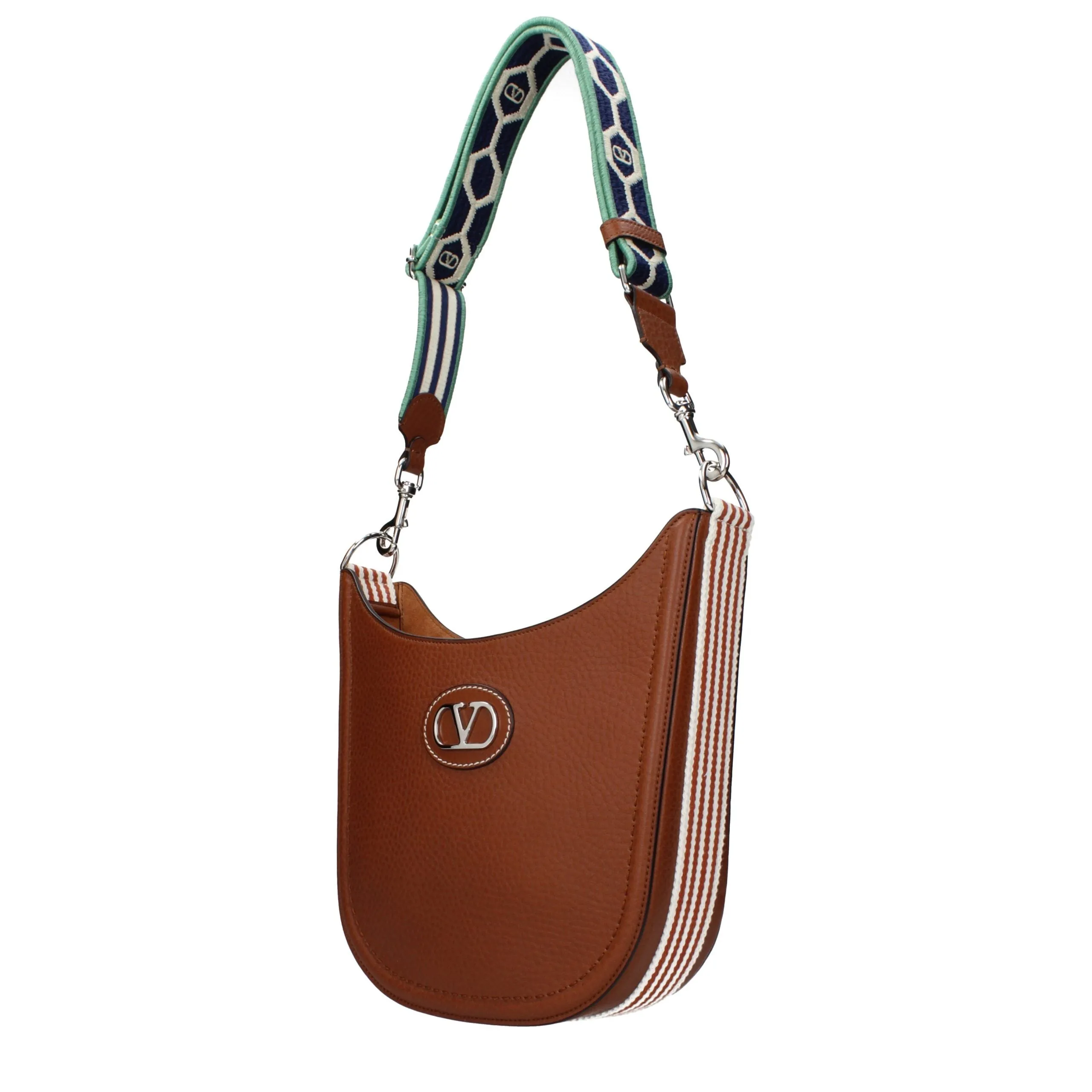 Valentino Garavani Brown Leather Crossbody Bag sold by Siebentaschen product image thumbnail 2