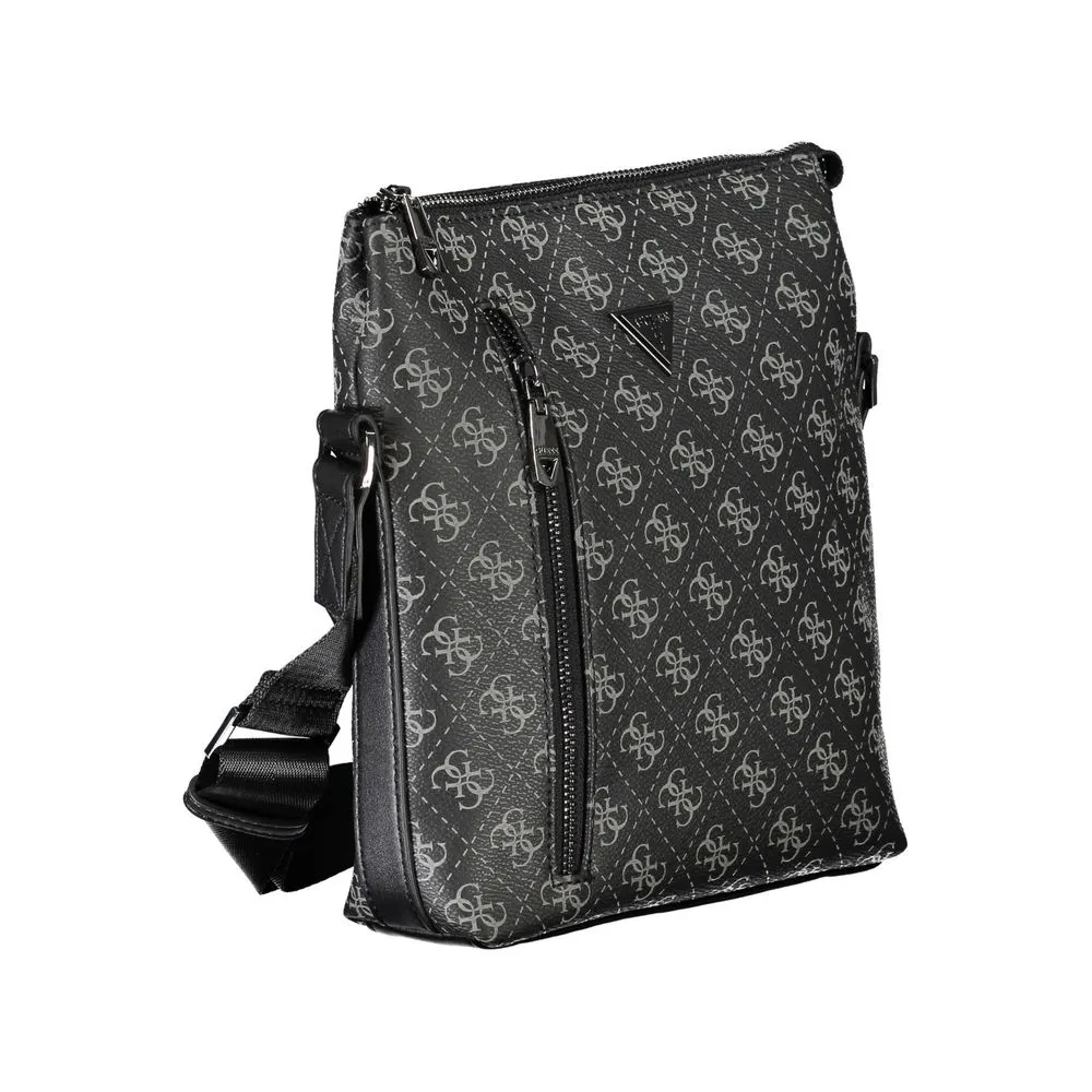 Guess Jeans Black Polyethylene Shoulder Bag sold by Siebentaschen product image thumbnail 3