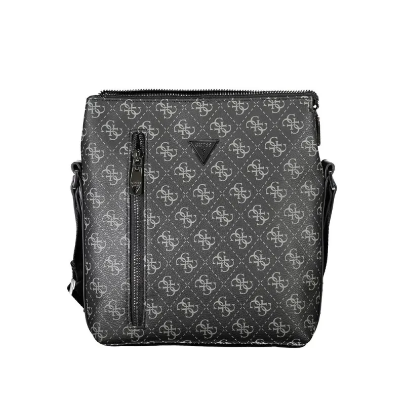 Guess Jeans Black Polyethylene Shoulder Bag sold by Siebentaschen