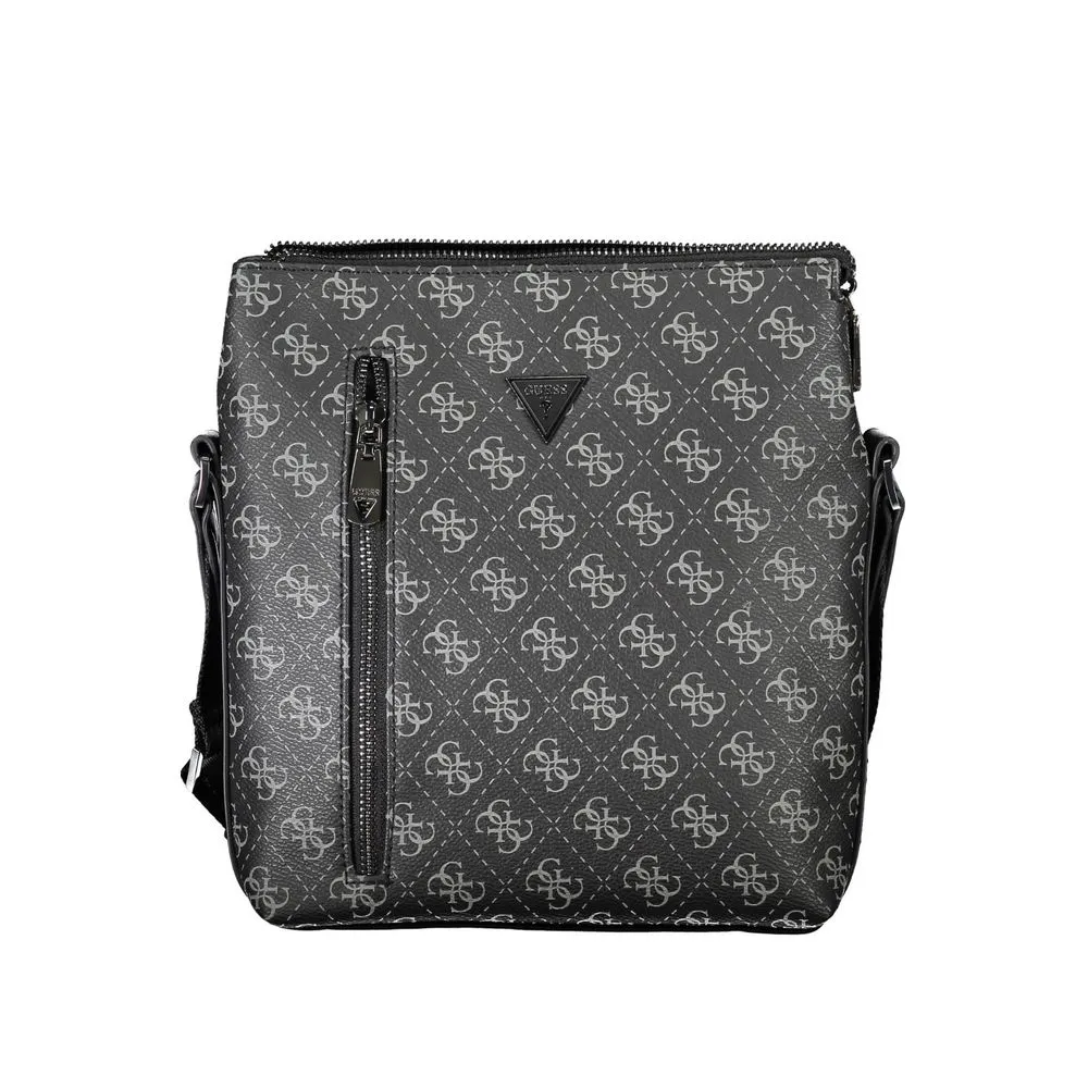 Guess Jeans Black Polyethylene Shoulder Bag sold by Siebentaschen