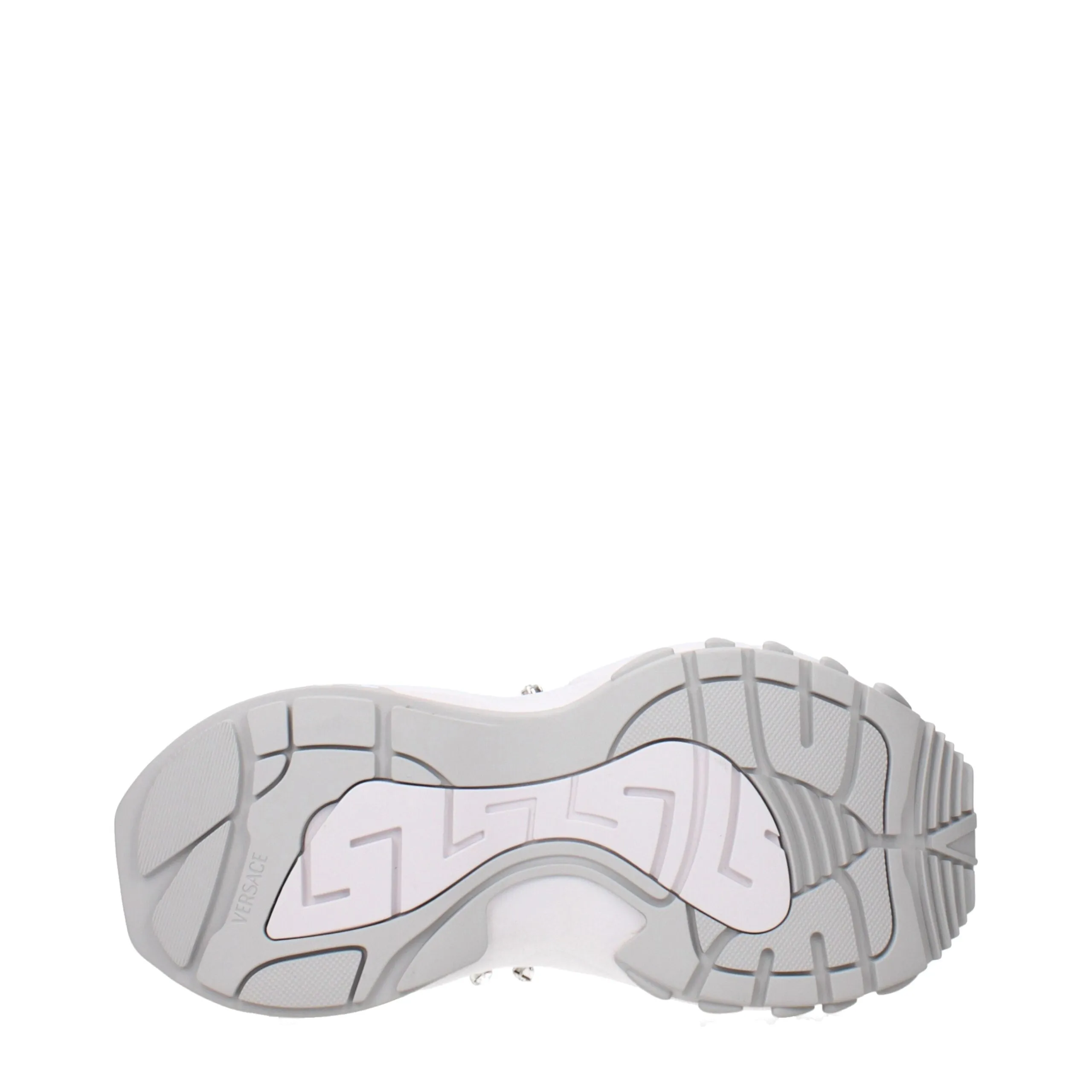 Versace White Fabric Chunky Sneakers sold by Siebentaschen product image thumbnail 5