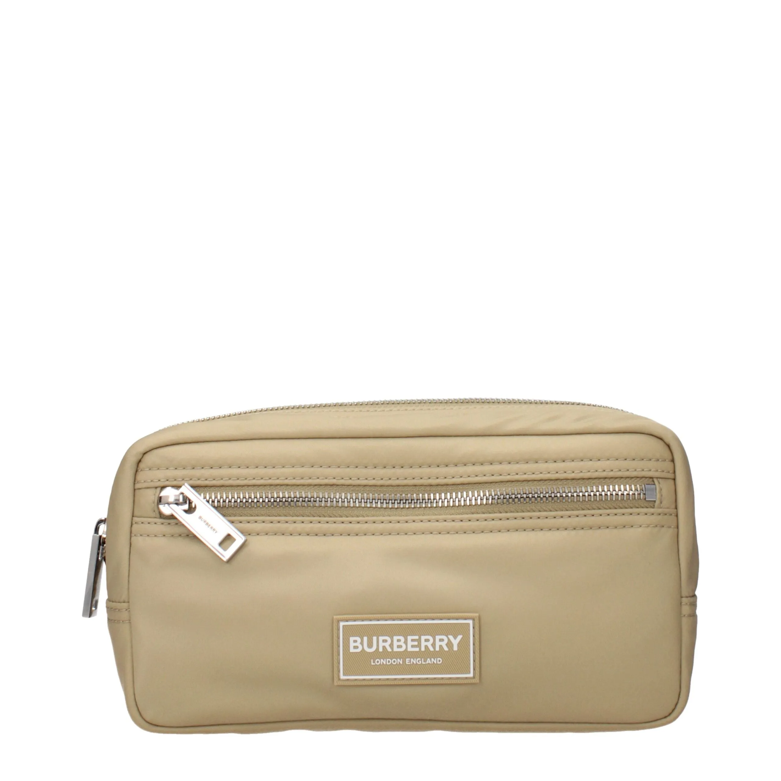 Burberry Beige Nylon Clutch Bag sold by Siebentaschen