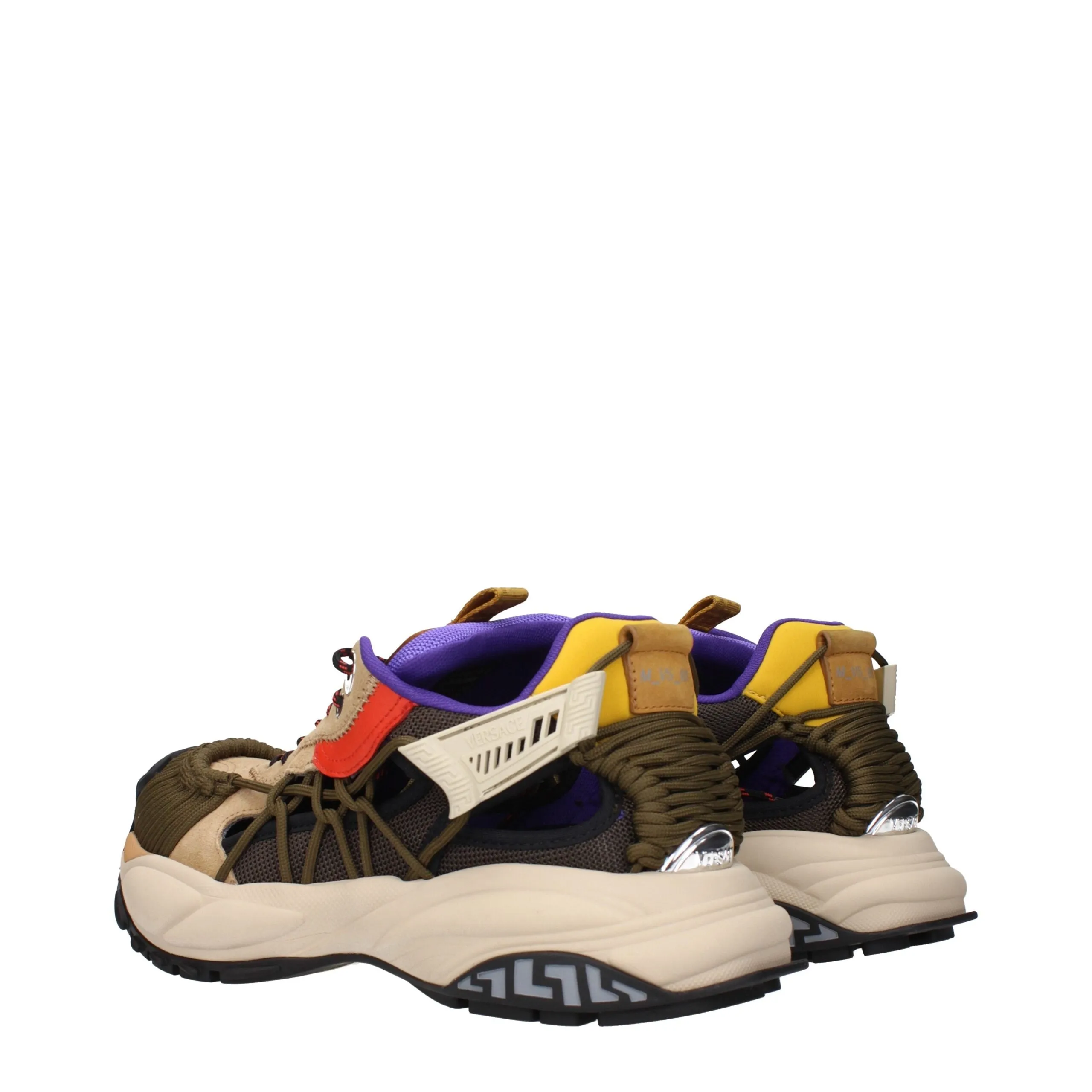 Versace Beige Leather Athletic Sneakers sold by Siebentaschen product image thumbnail 4