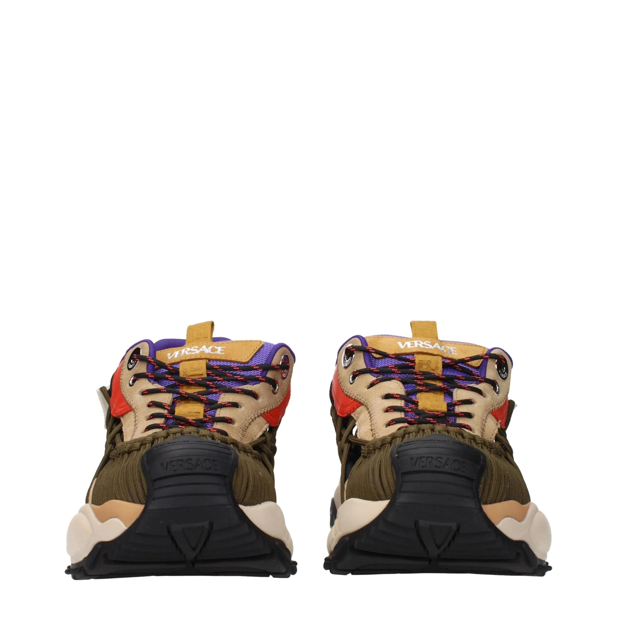 Versace Beige Leather Athletic Sneakers sold by Siebentaschen product image thumbnail 3