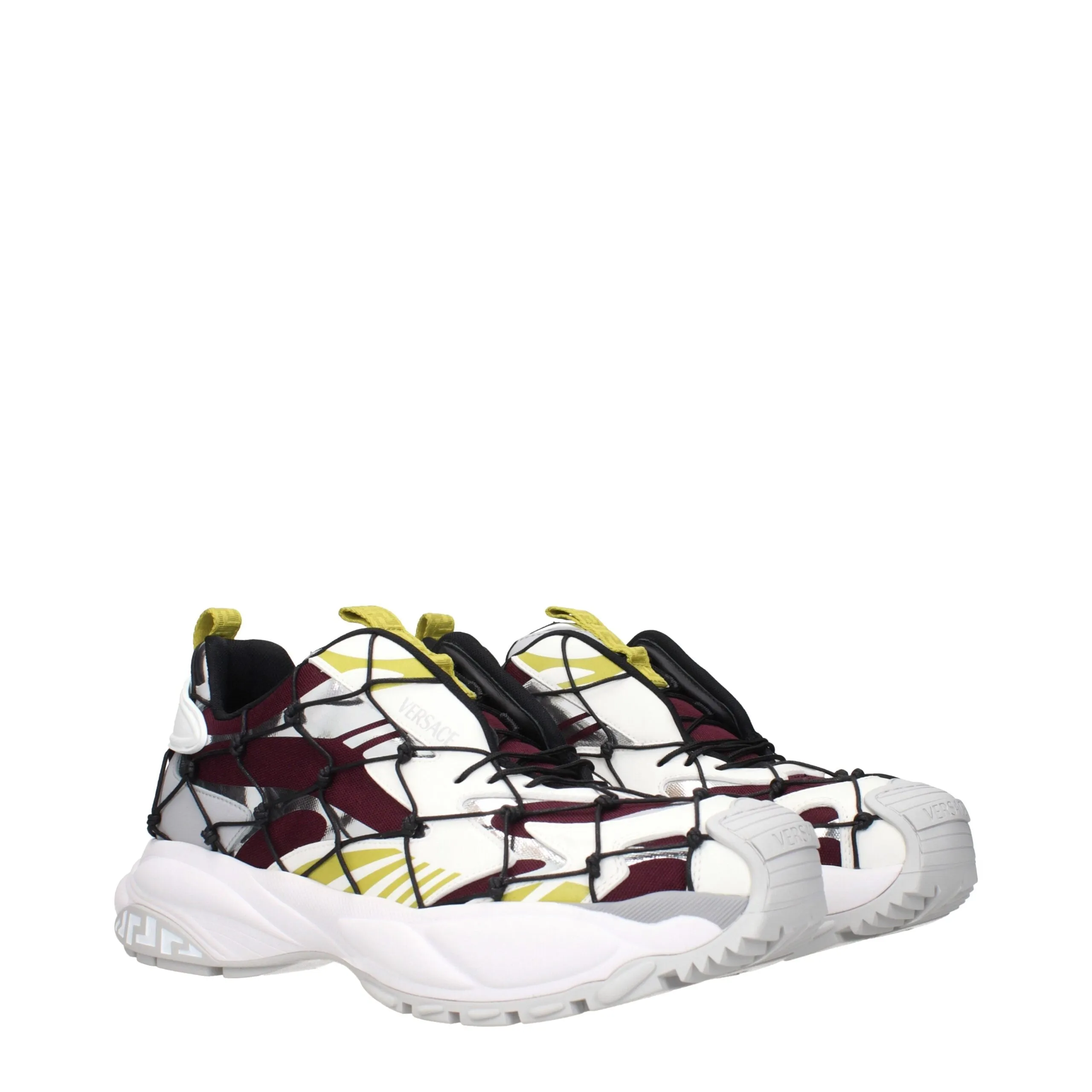 Versace Red Fabric Athletic Sneakers sold by Siebentaschen product image thumbnail 2