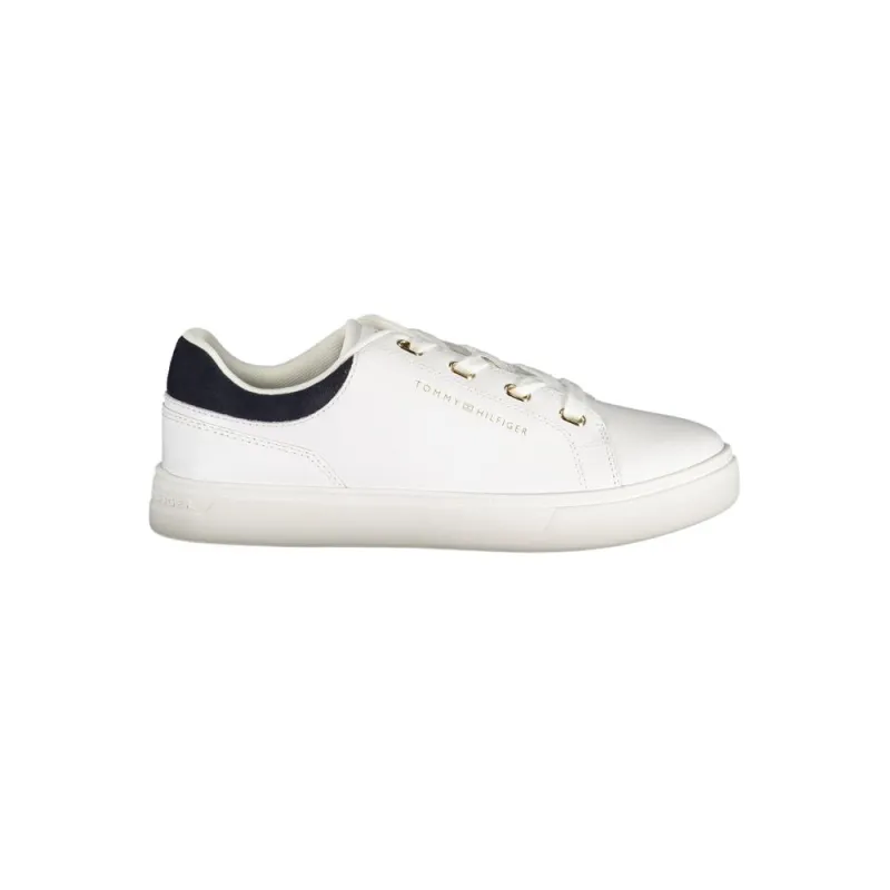 Tommy Hilfiger White Leather Women Sneaker sold by Siebentaschen