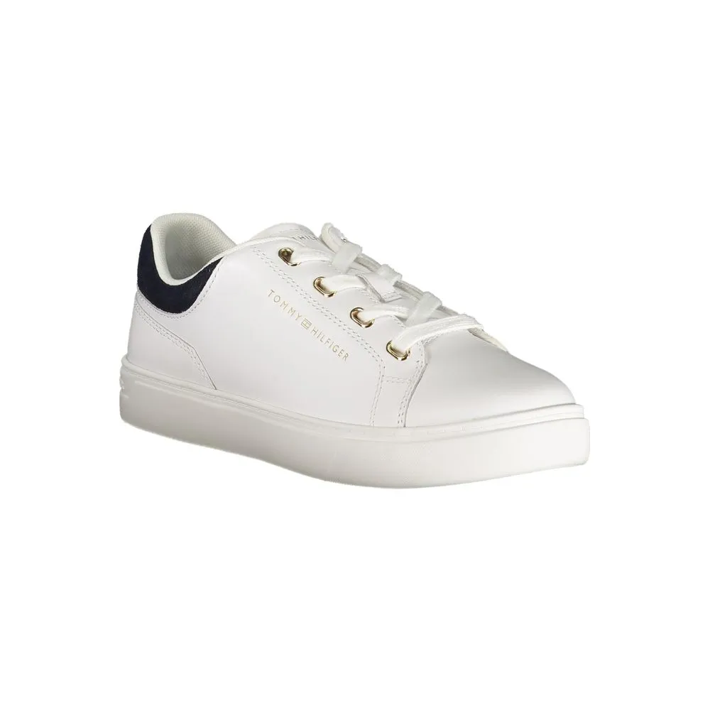 Tommy Hilfiger White Leather Women Sneaker sold by Siebentaschen product image thumbnail 2