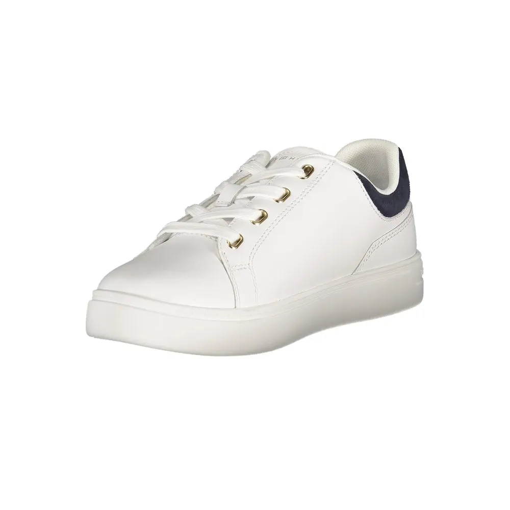 Tommy Hilfiger White Leather Women Sneaker sold by Siebentaschen product image thumbnail 3