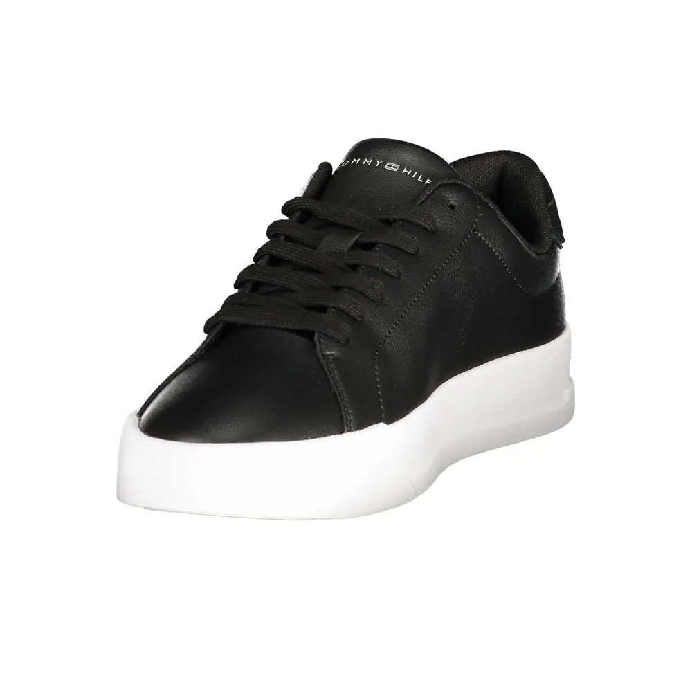 Tommy Hilfiger Black Leather Men Sneaker sold by Siebentaschen product image thumbnail 3