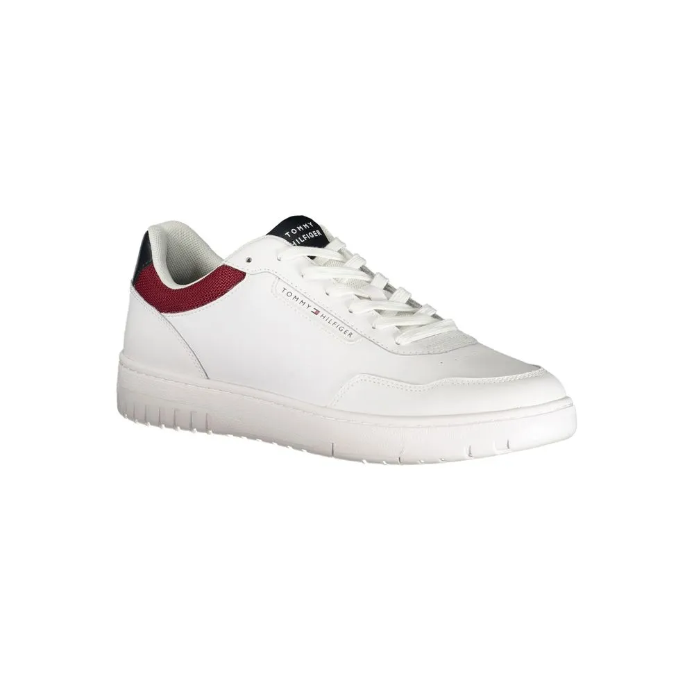 Tommy Hilfiger White Leather Men Sneaker sold by Siebentaschen product image thumbnail 2