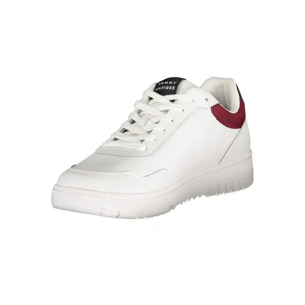 Tommy Hilfiger White Leather Men Sneaker sold by Siebentaschen product image thumbnail 3