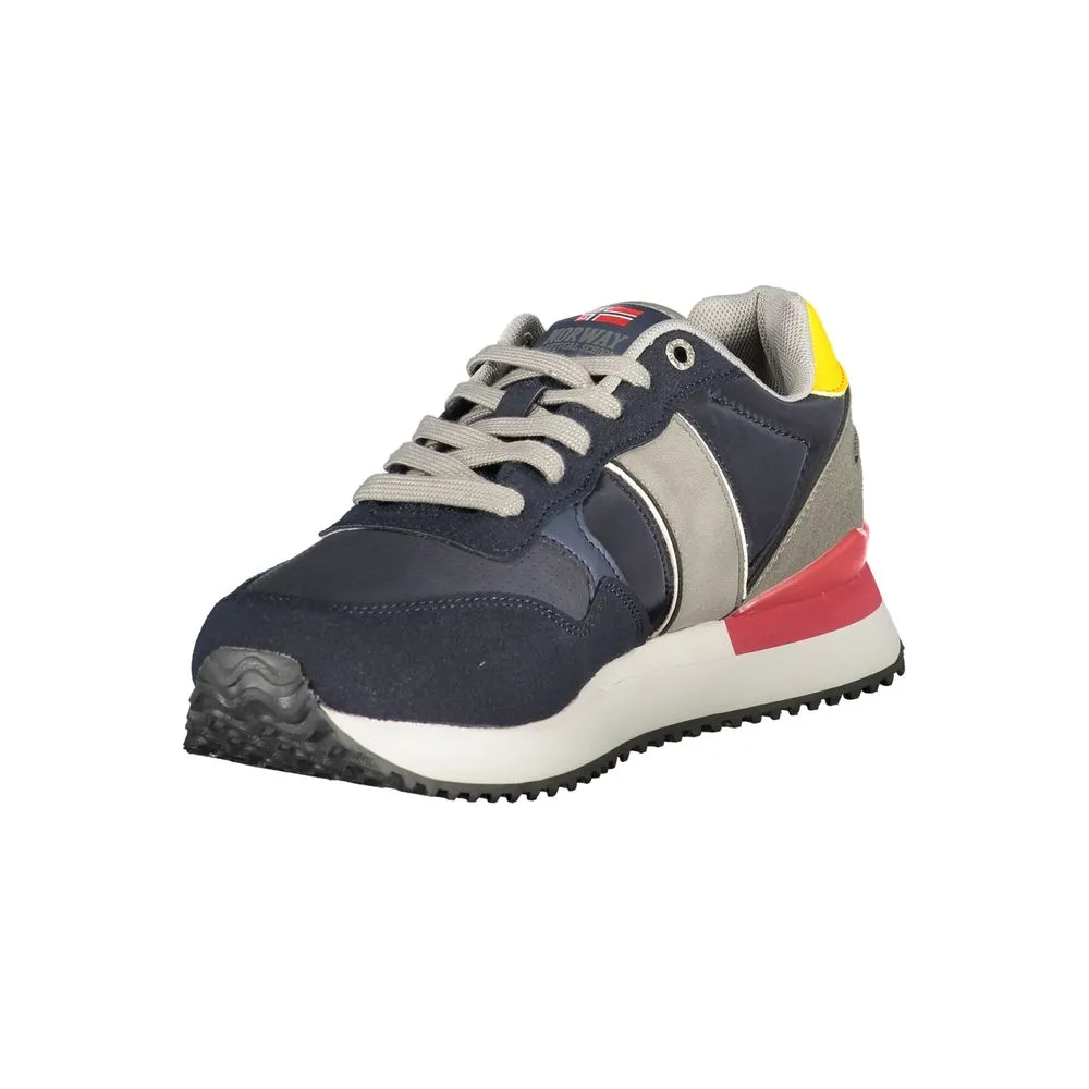 Norway 1963 Blue Polyester Men Sneaker sold by Siebentaschen product image thumbnail 3