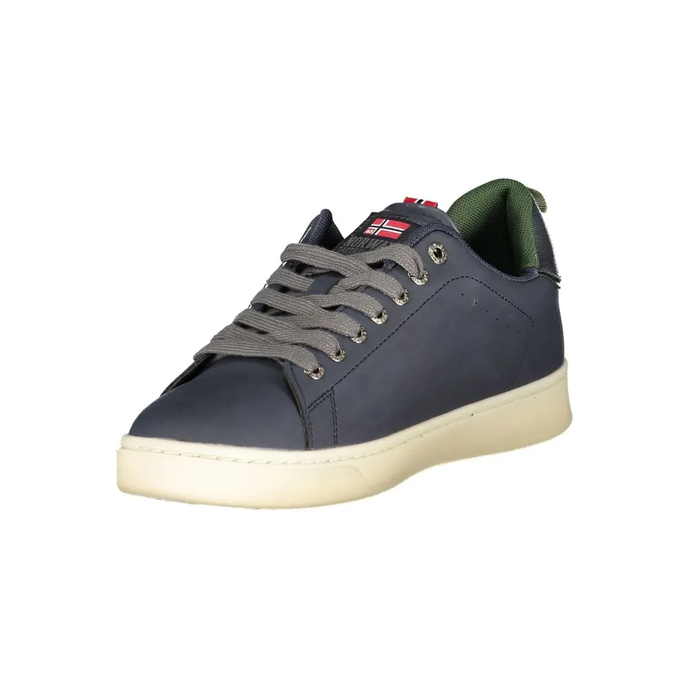 Norway 1963 Blue Polyester Men Sneaker sold by Siebentaschen product image thumbnail 3