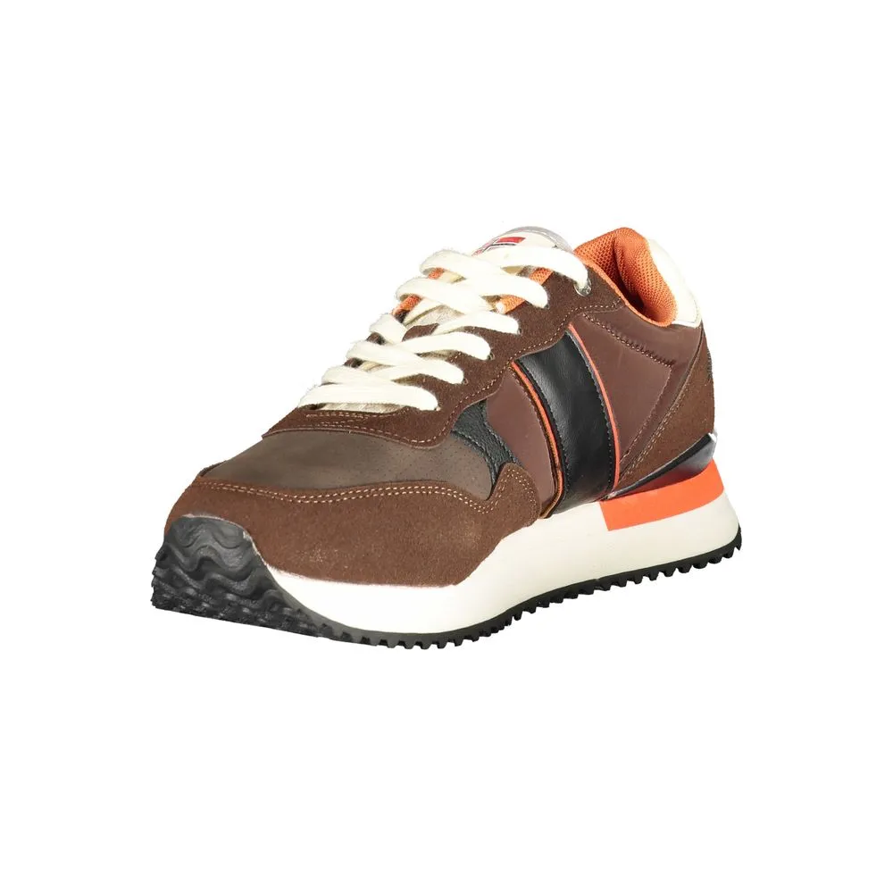 Norway 1963 Brown Polyester Men Sneaker sold by Siebentaschen product image thumbnail 3