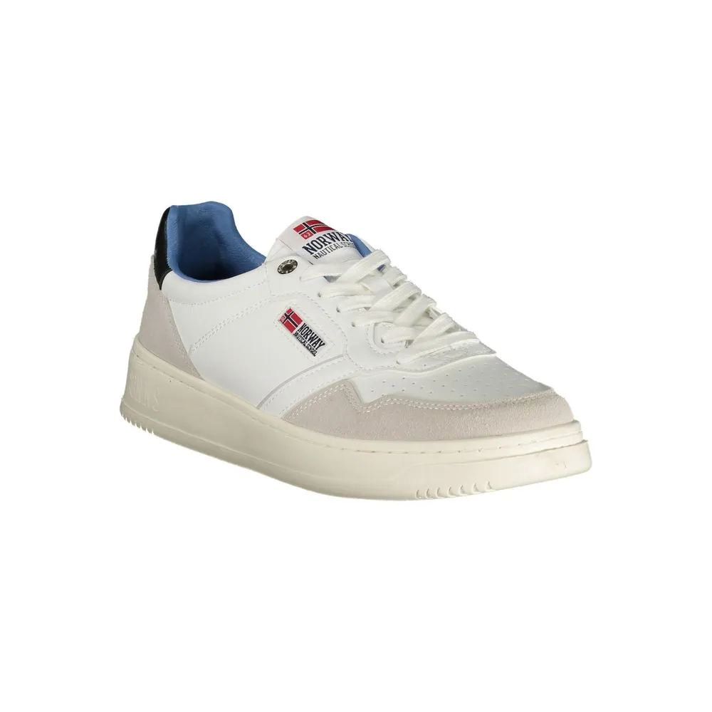Norway 1963 White Polyester Men Sneaker sold by Siebentaschen product image thumbnail 2