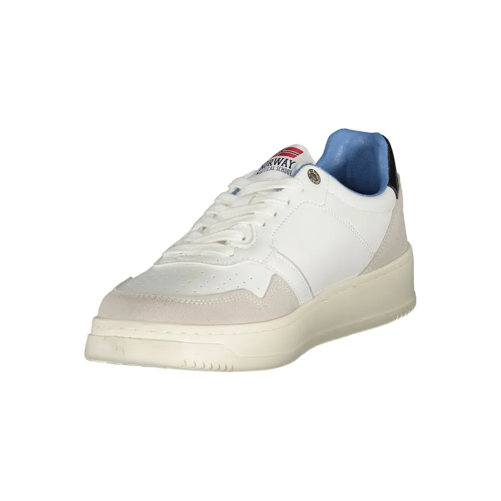 Norway 1963 White Polyester Men Sneaker sold by Siebentaschen product image thumbnail 3
