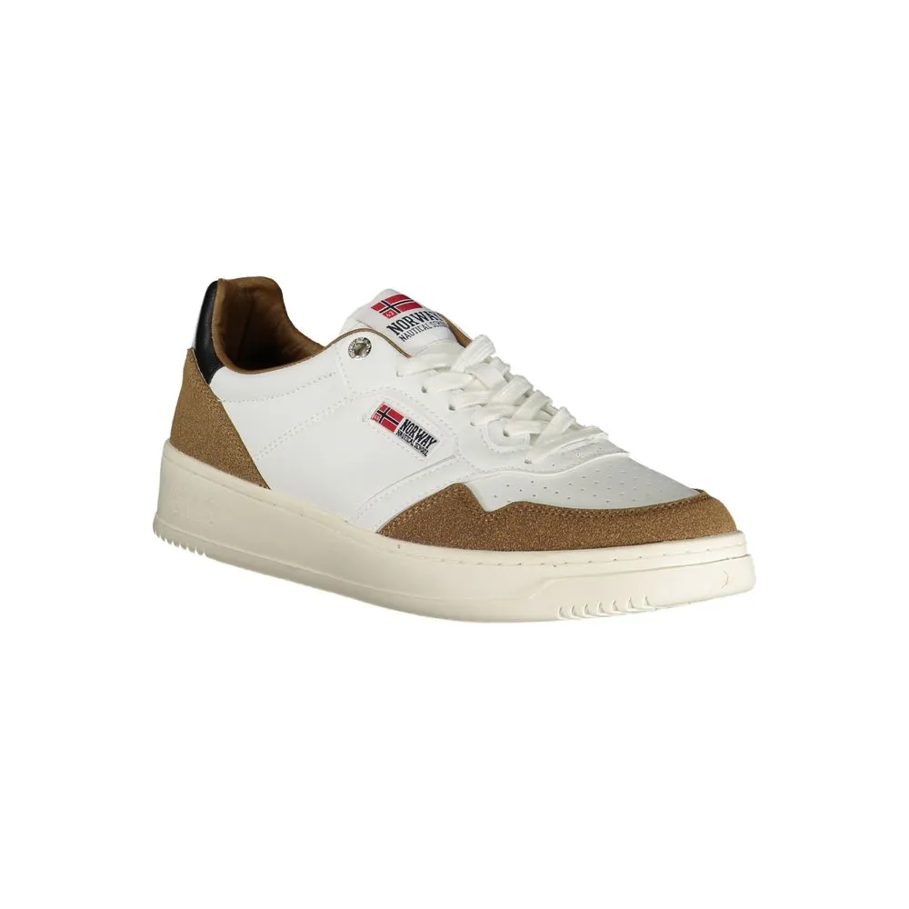 Norway 1963 White Polyester Men Sneaker sold by Siebentaschen product image thumbnail 2