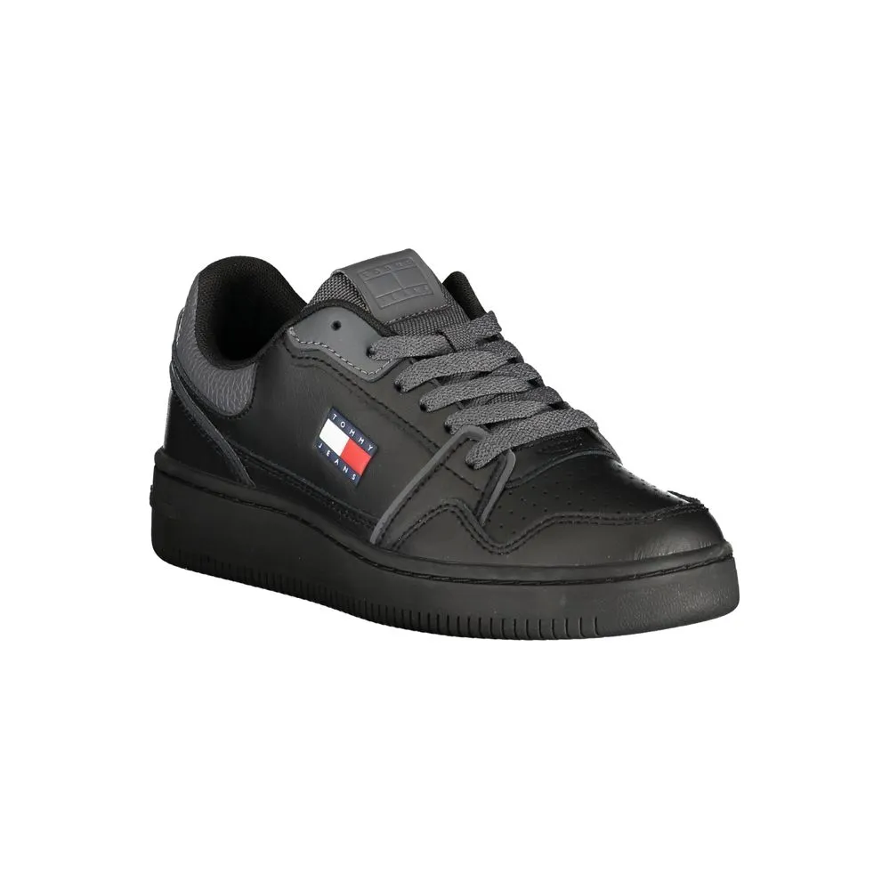 Tommy Hilfiger Black Leather Women Sneaker sold by Siebentaschen product image thumbnail 2