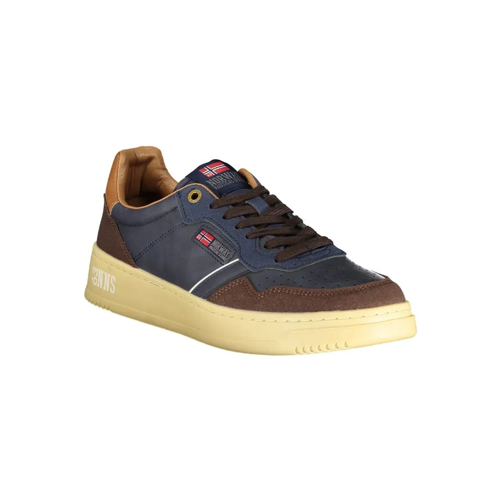 Norway 1963 Blue Polyester Men Sneaker sold by Siebentaschen product image thumbnail 2