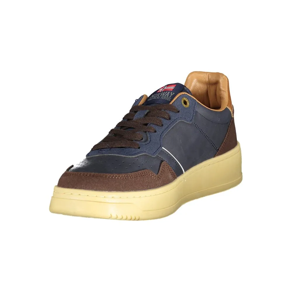 Norway 1963 Blue Polyester Men Sneaker sold by Siebentaschen product image thumbnail 3