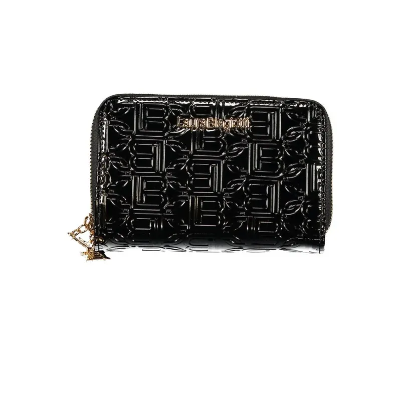 Laura Biagiotti Black Polyethylene Women Wallet sold by Siebentaschen