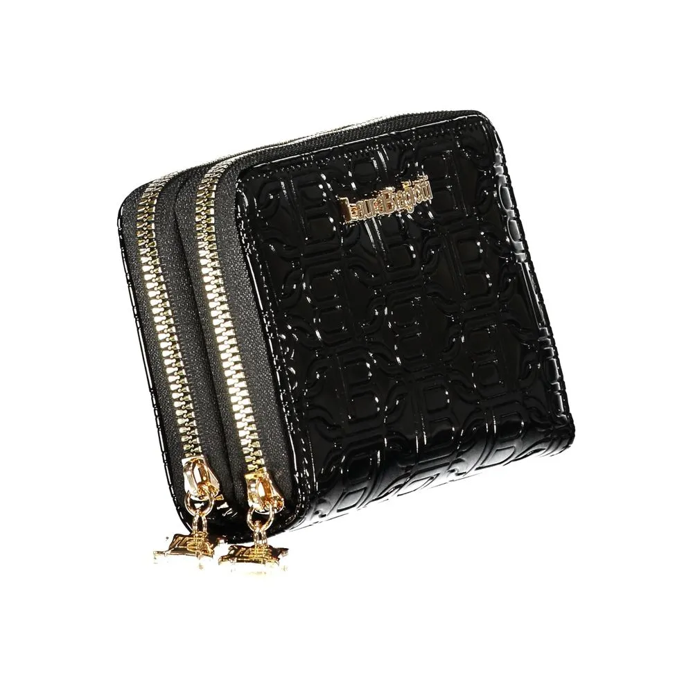 Laura Biagiotti Black Polyethylene Women Wallet sold by Siebentaschen product image thumbnail 3