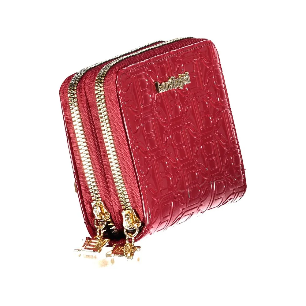Laura Biagiotti Red Polyethylene Women Wallet sold by Siebentaschen product image thumbnail 3