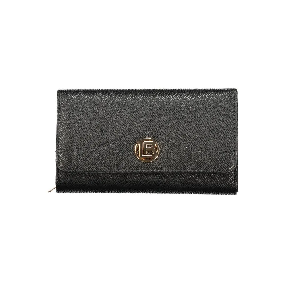 Laura Biagiotti Black Polyethylene Women Wallet sold by Siebentaschen
