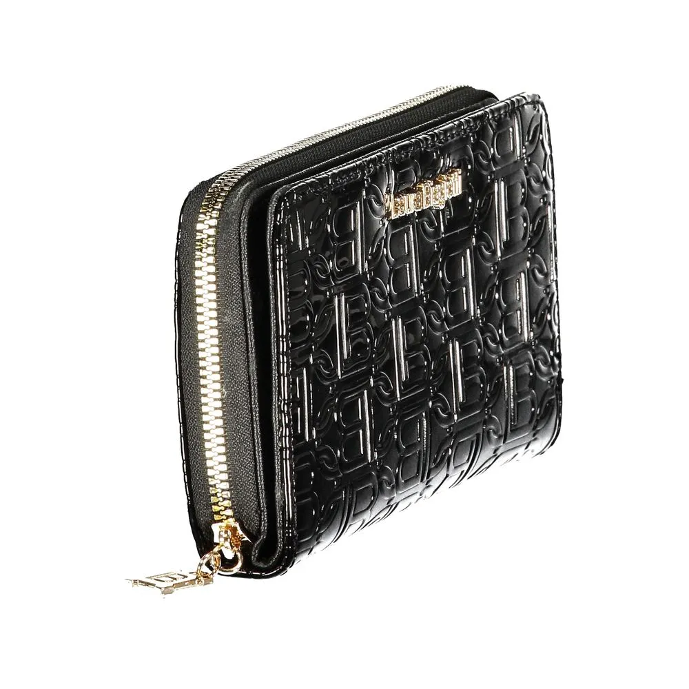 Laura Biagiotti Black Polyethylene Women Wallet sold by Siebentaschen product image thumbnail 3