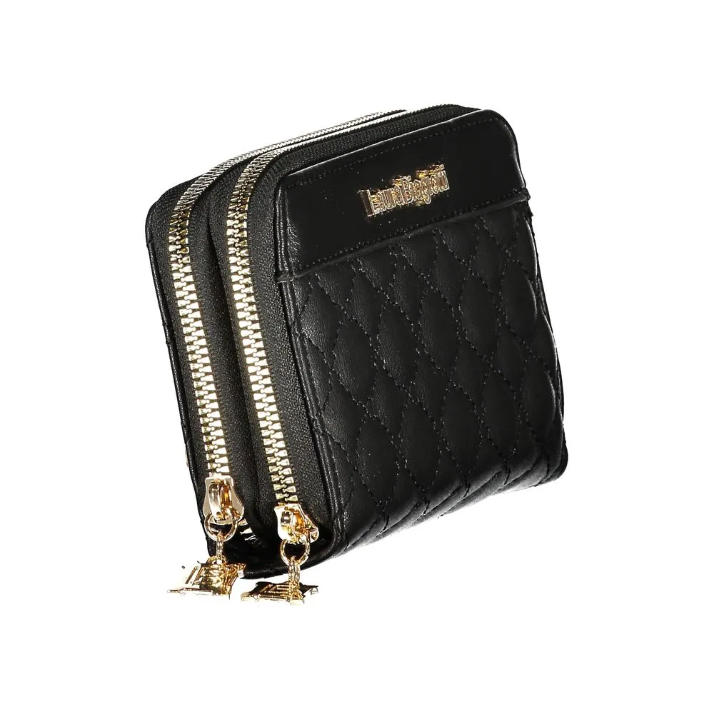 Laura Biagiotti Black Polyethylene Women Wallet sold by Siebentaschen product image thumbnail 3