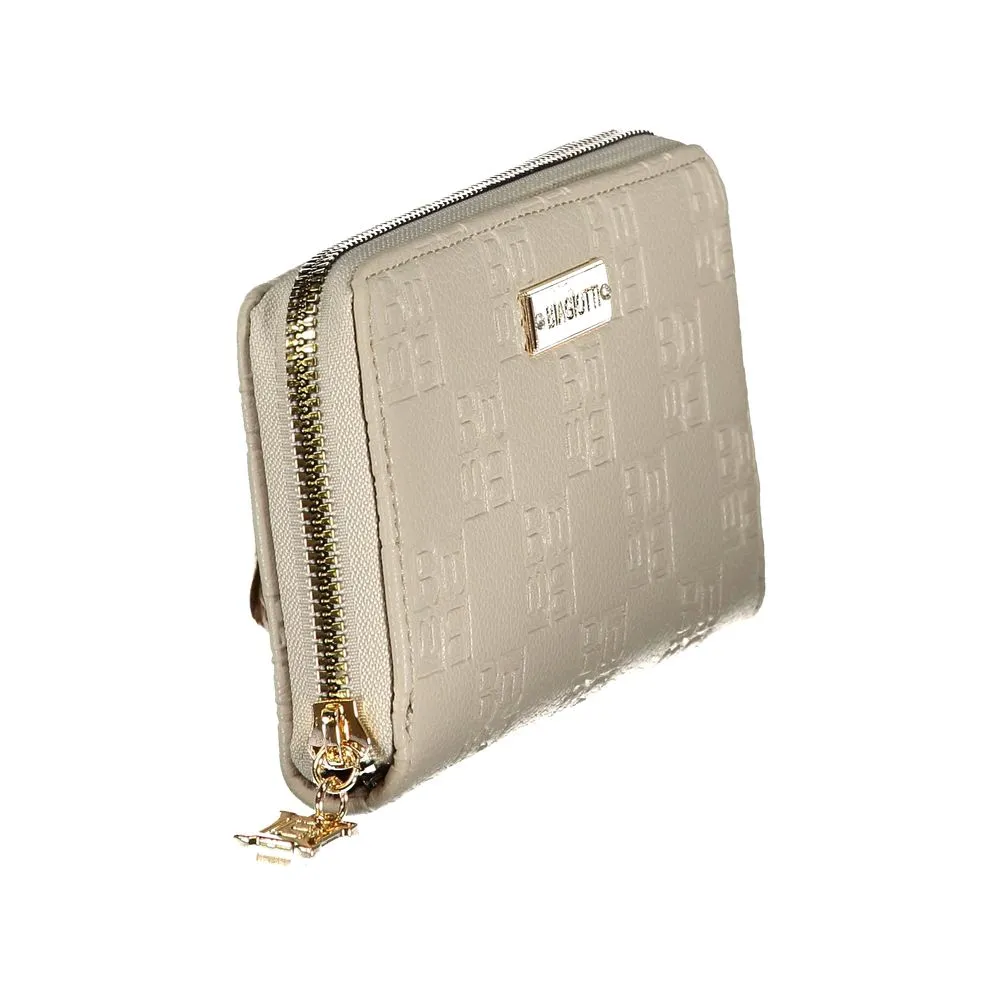 Laura Biagiotti Beige Polyethylene Women Wallet sold by Siebentaschen product image thumbnail 3