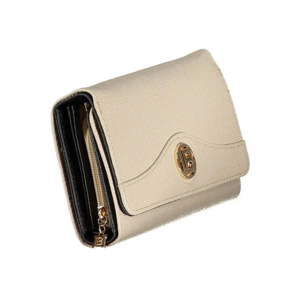 Laura Biagiotti Beige Polyethylene Women Wallet sold by Siebentaschen product image thumbnail 3