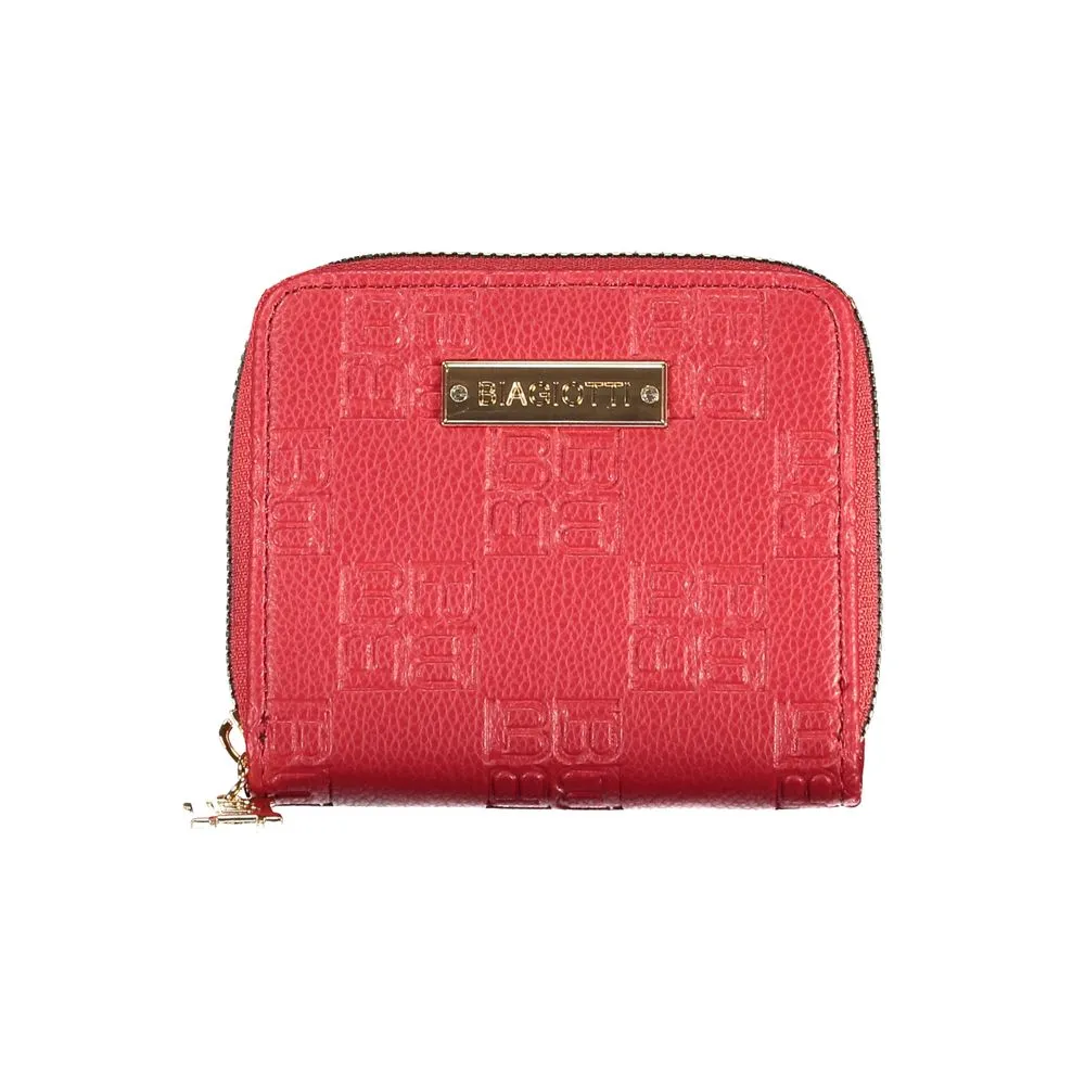Laura Biagiotti Red Polyethylene Women Wallet sold by Siebentaschen