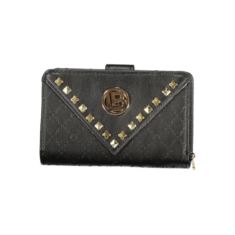 Laura Biagiotti Black Polyethylene Women Wallet sold by Siebentaschen