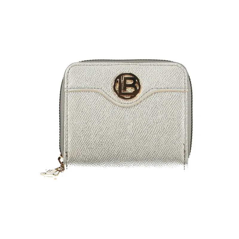 Laura Biagiotti Gray Polyethylene Women Wallet sold by Siebentaschen