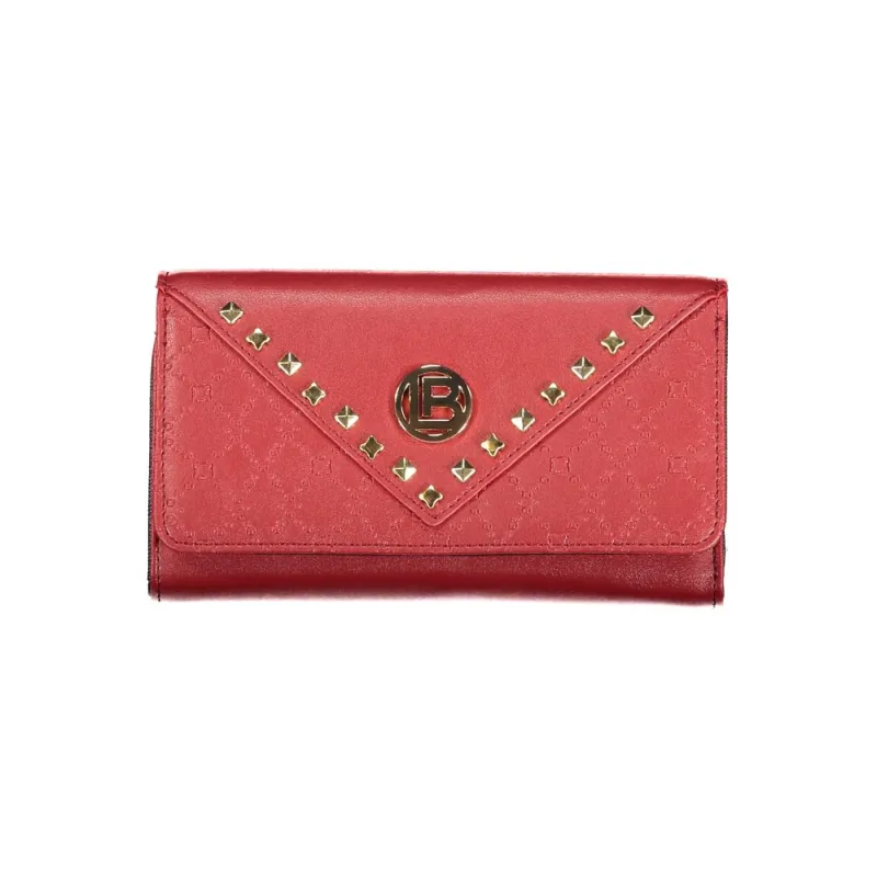 Laura Biagiotti Red Polyethylene Women Wallet sold by Siebentaschen