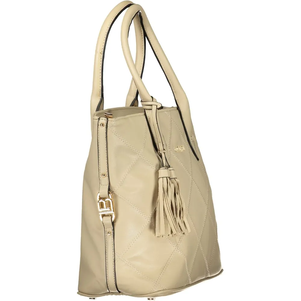 Laura Biagiotti Beige PVC Women Handbag sold by Siebentaschen product image thumbnail 3