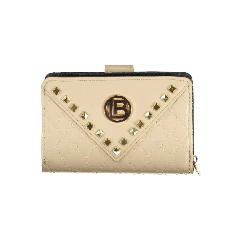 Laura Biagiotti Beige Polyethylene Women Wallet sold by Siebentaschen