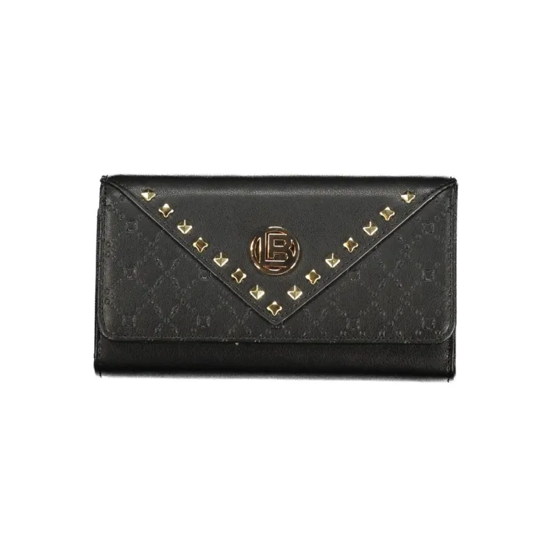 Laura Biagiotti Black Polyethylene Women Wallet sold by Siebentaschen