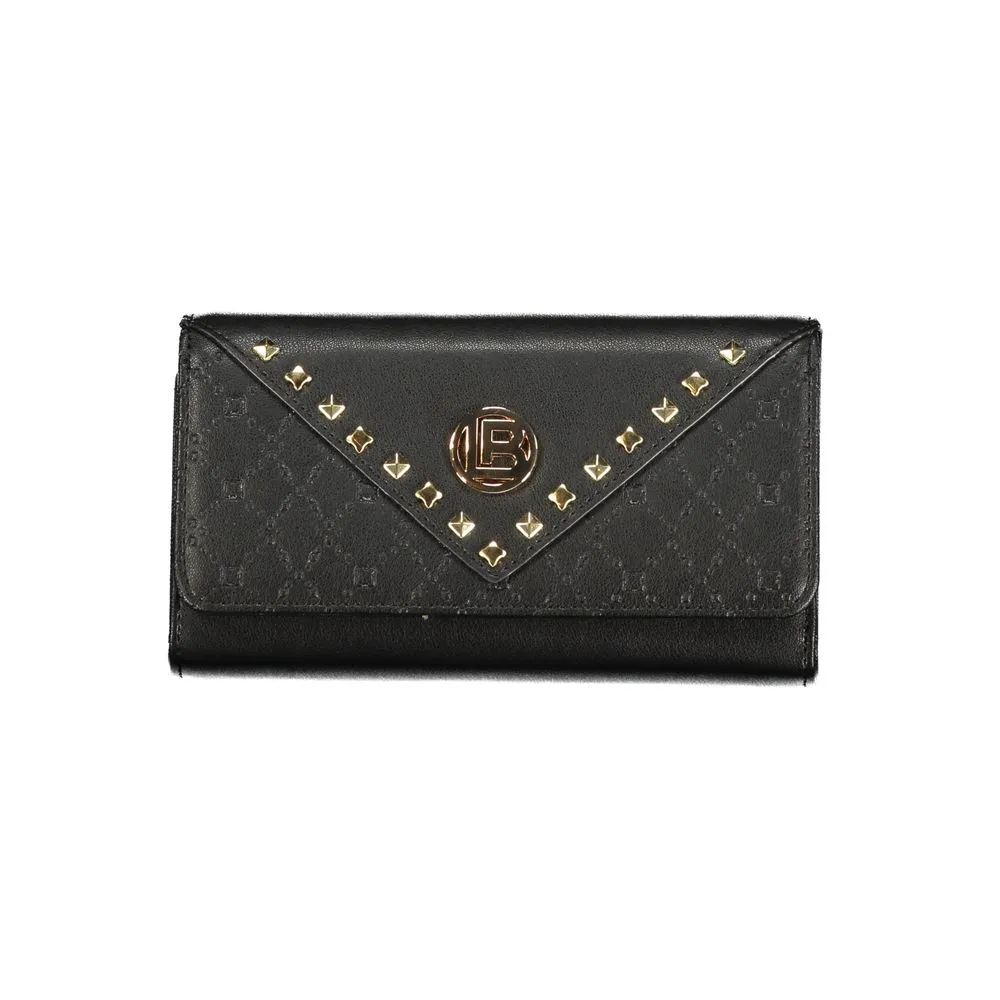 Laura Biagiotti Black Polyethylene Women Wallet sold by Siebentaschen