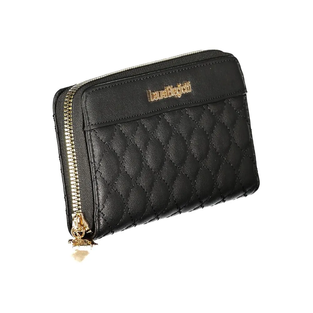 Laura Biagiotti Black Polyethylene Women Wallet sold by Siebentaschen product image thumbnail 3