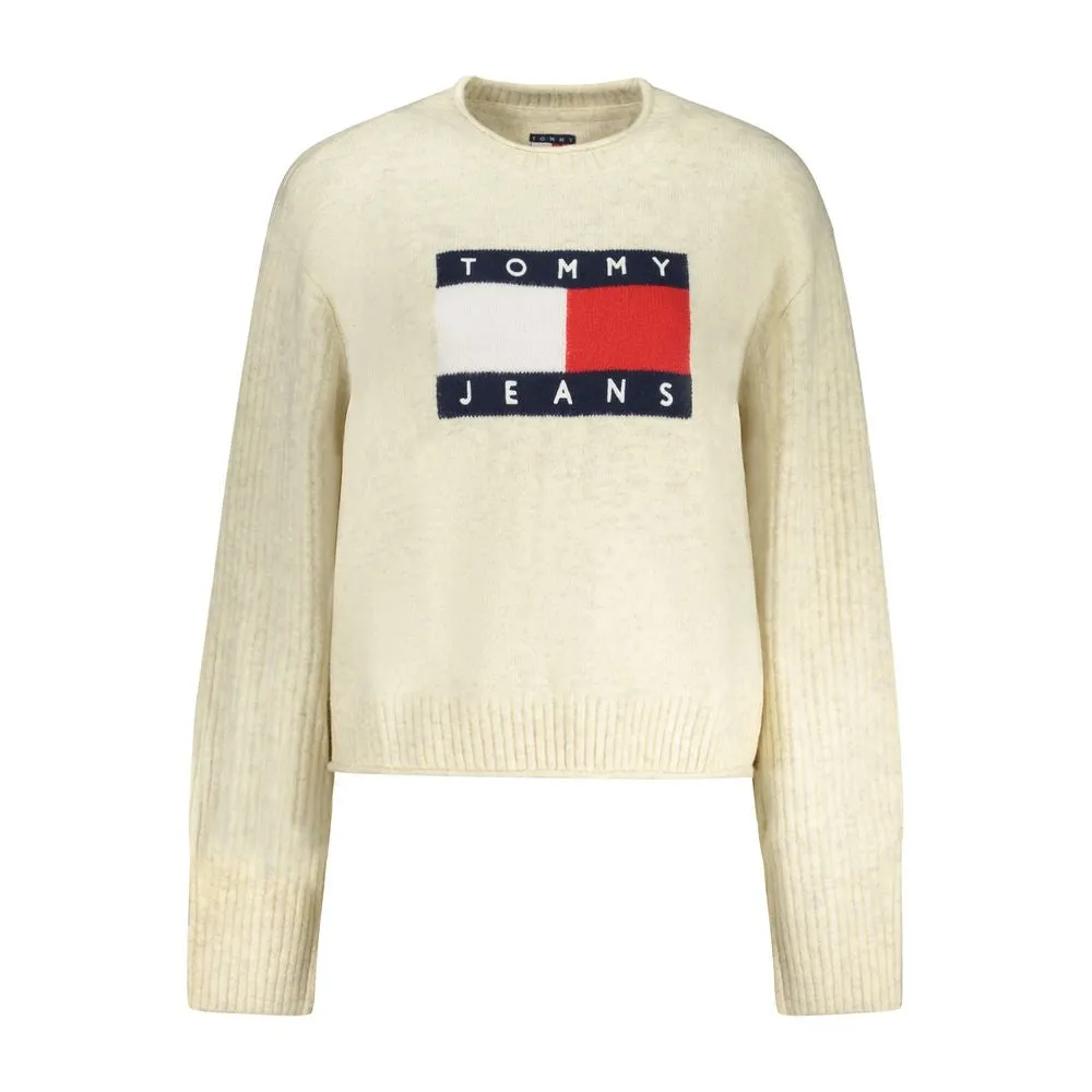 Tommy Hilfiger Beige Wool Women Sweater sold by Siebentaschen