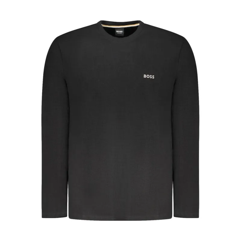 Hugo Boss Black Cotton Men Sweater sold by Siebentaschen