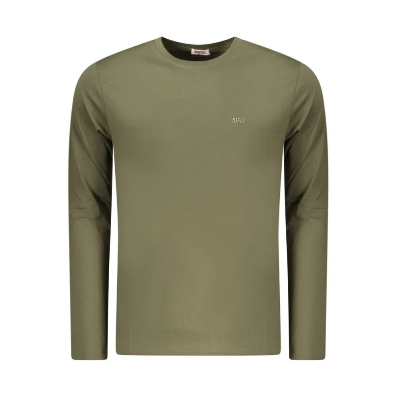 Rifle Green Cotton Men T-Shirt sold by Siebentaschen