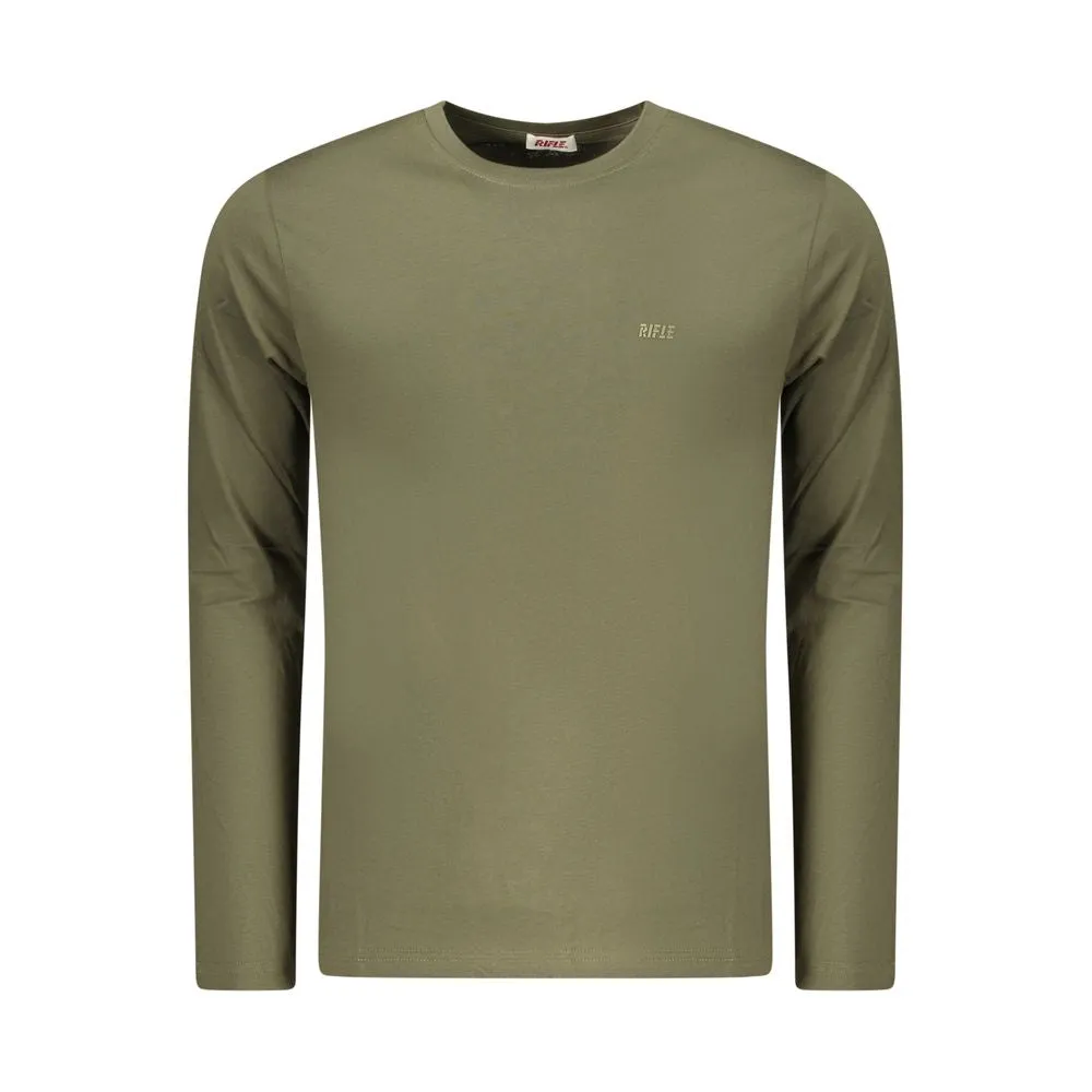 Rifle Green Cotton Men T-Shirt sold by Siebentaschen