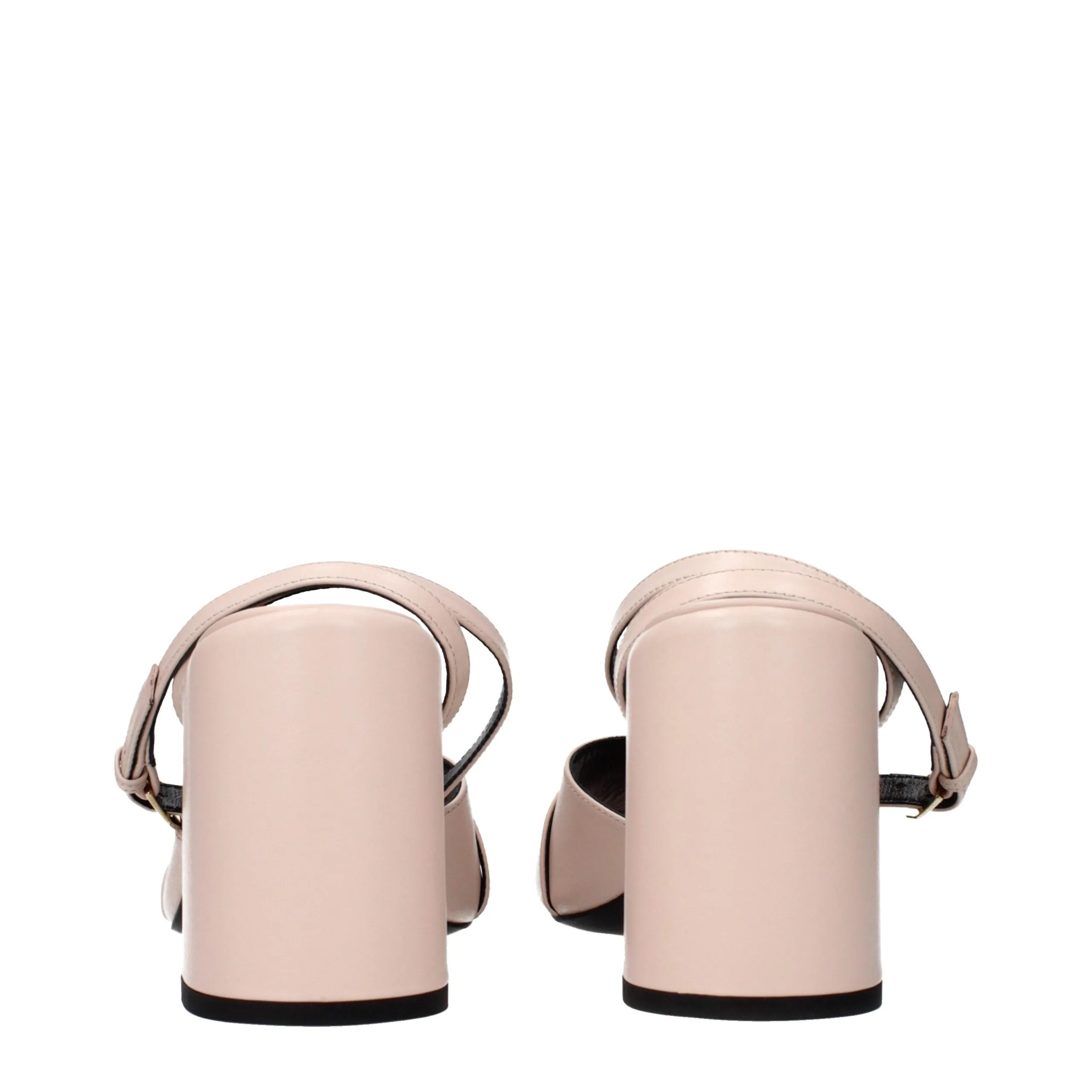 Versace Pink Leather Platform Sandals sold by Siebentaschen product image thumbnail 5