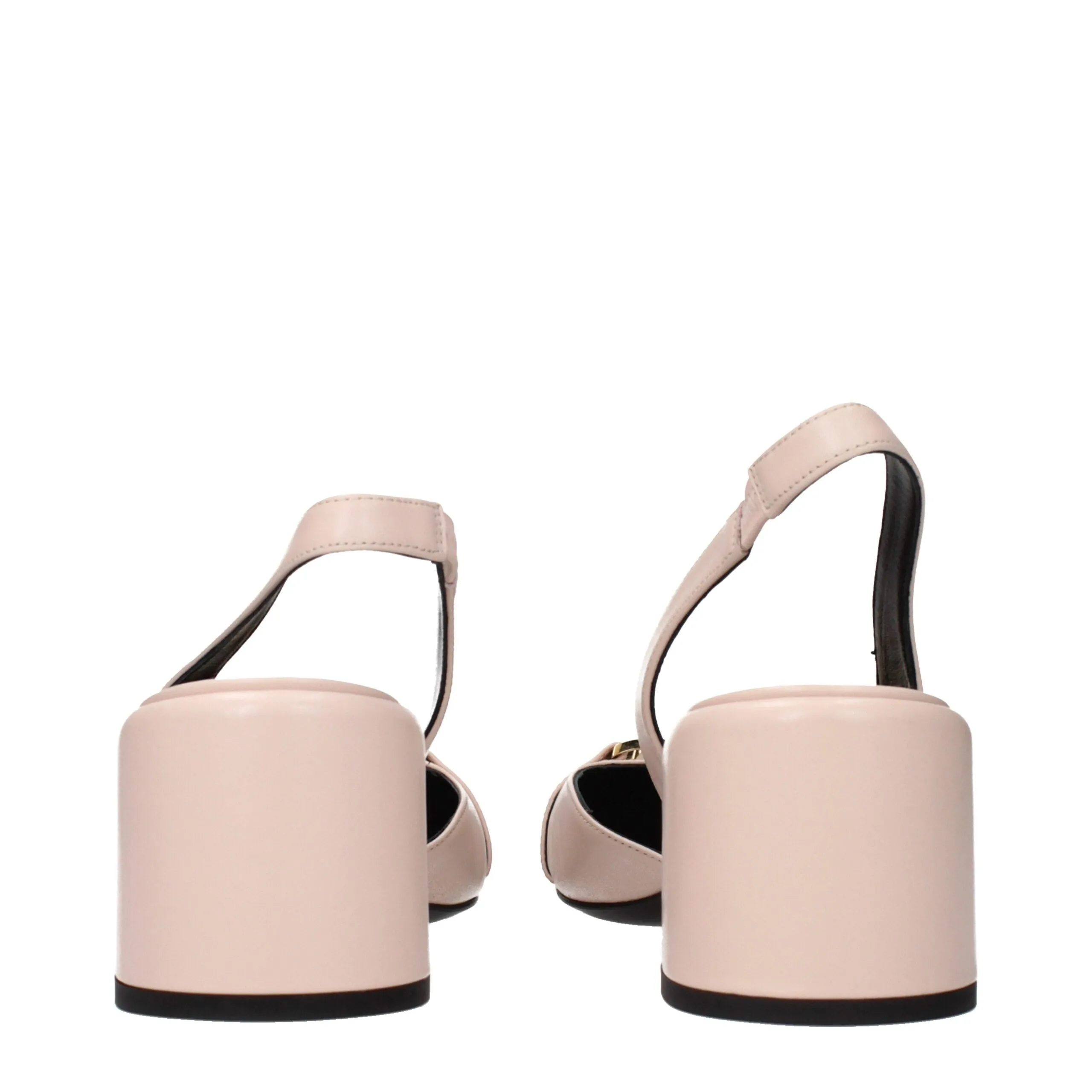 Versace Pink Leather Mid Heel Pumps sold by Siebentaschen product image thumbnail 5