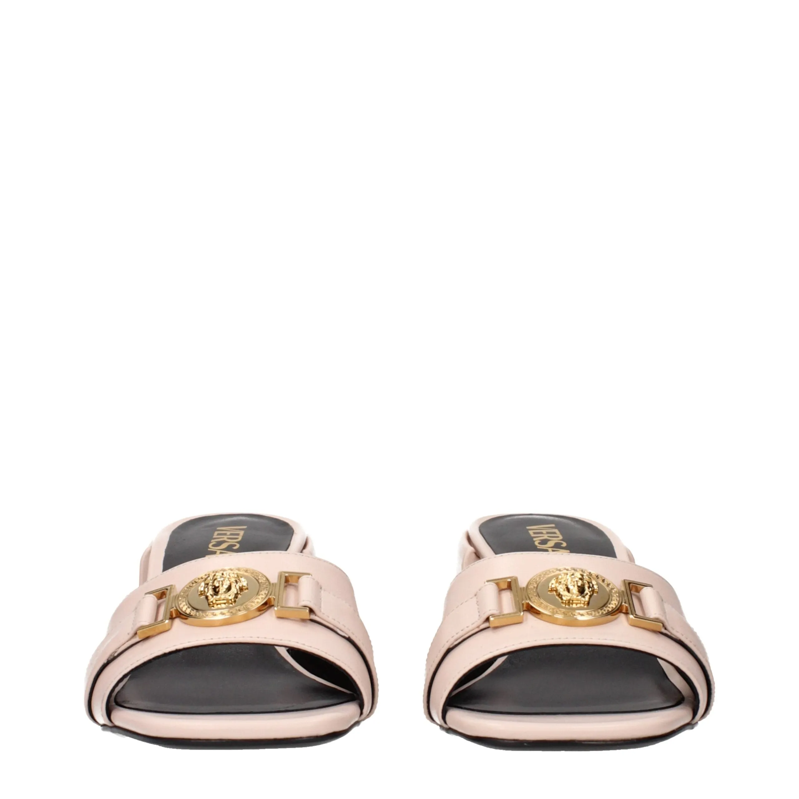 Versace Pink Leather Platform Sandals sold by Siebentaschen product image thumbnail 3