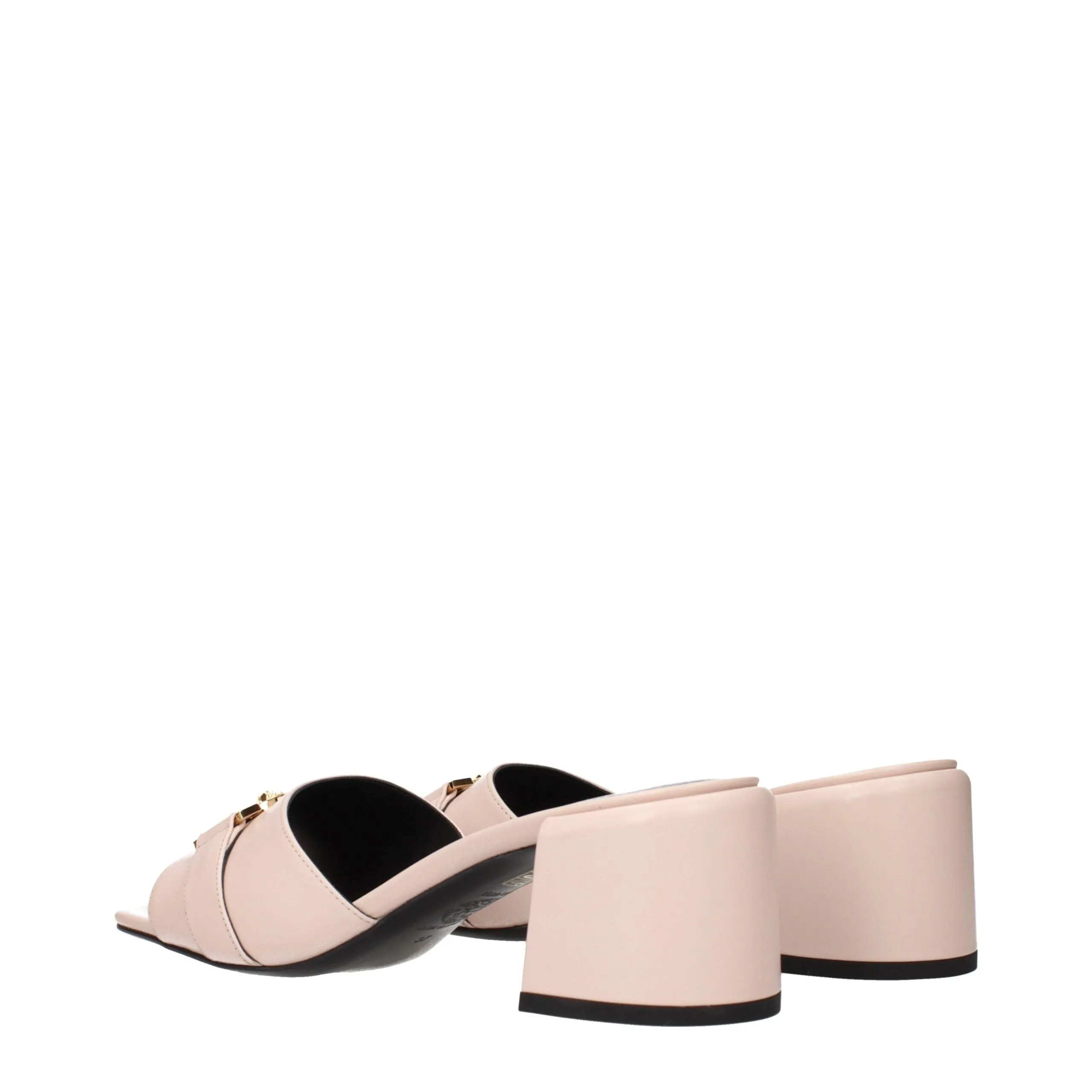 Versace Pink Leather Platform Sandals sold by Siebentaschen product image thumbnail 4