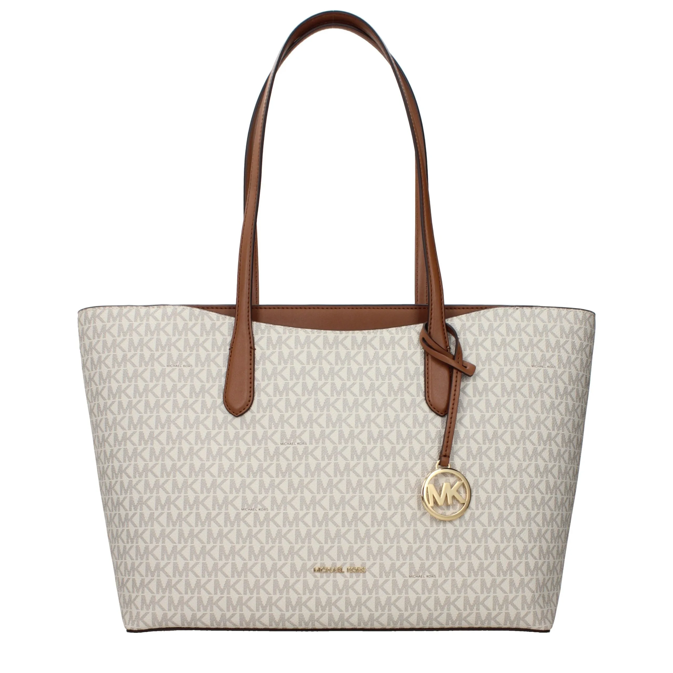Michael Kors Beige Fabric Shoulder Bag sold by Siebentaschen